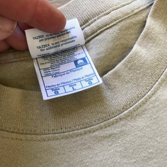 Arizona Beige T-Shirt Southwestern Desert Coyote Print Vintage Air Waves - Picture 5 of 6